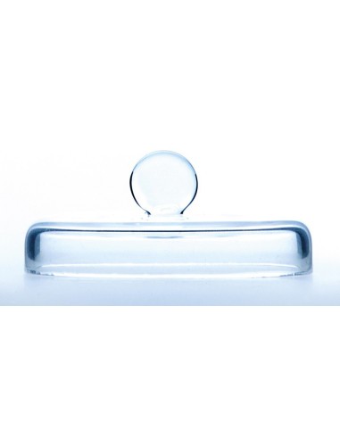 Crucible lid quartz glass inner diameter 39 mm