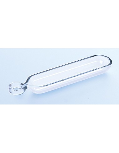 Combustion Boat/Quarzglass with handle LxBxH 100x25x12 mm