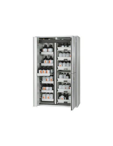 Kombi-Gefahrstoffschrank Phoenix K90.196.120.MF.FWAS RAL7035