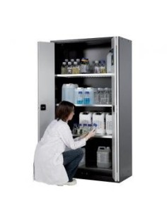 Chemical Cabinet CS.195.105.FD RAL7016 doors RAL7035 WxDxH