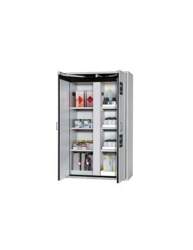 Combi safety storage cabinet K90.196.120.MV.WDAS RAL7035 WxDxH