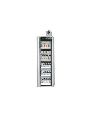 Combi safety storage cabinet K90.196.060.MH.WDAS RAL7035 WxDxH