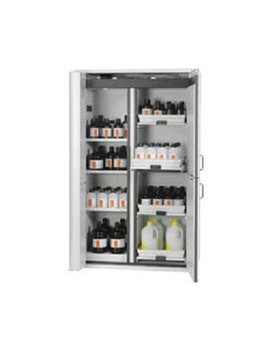 Kombi-Gefahrstoffschrank Phoenix K90.196.120.MC.FWAS RAL7035