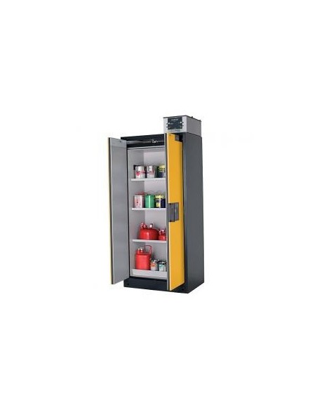 Safety storage cabinets Pegasus Q90.195.090.WDAC RAL7016 doors