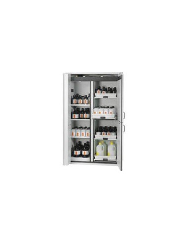 Kombi-Gefahrstoffschrank Phoenix K90.196.120.MF.FWAS RAL7035