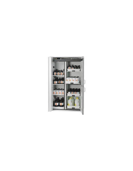 Kombi-Gefahrstoffschrank Phoenix K90.196.120.MF.FWAS RAL7035