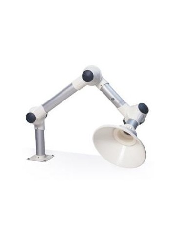 Odciąg punktowy aluminiowy do montażu na ścianie/suficie zasięg