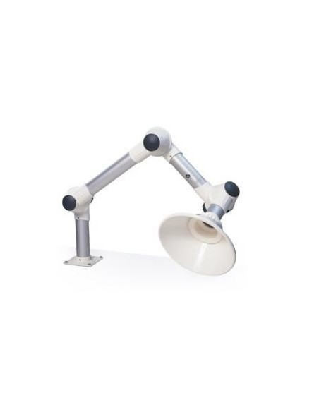 Odciąg punktowy aluminiowy do montażu na ścianie/suficie zasięg