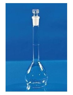 Kolba miarowa 500mL szkło borokrzem 3.3 korek szklany NS 19/26