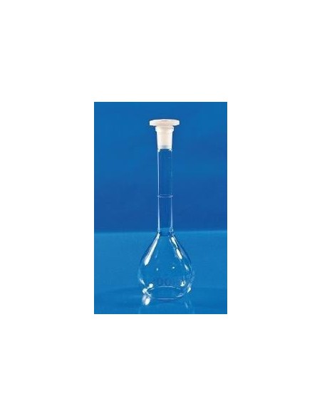 Kolba miarowa 10mL szkło borokrzem 3.3 korek PP NS 7/16