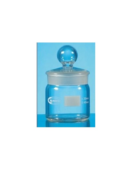 Weighing bottle 60x30 mm low form with ground-in stopper