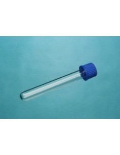 Probówki okrągłodenne szkło borokrzemowe 16x160 mm z zakrętką