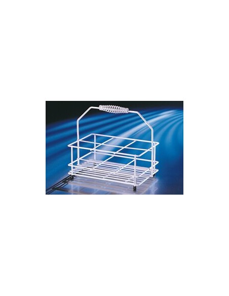 Bottle carrier wire Polyamide coated 105x105 mm for 6 bottle à