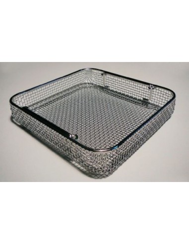 Basket LxWxH 240x250x70 mm stainless steel stackable drop
