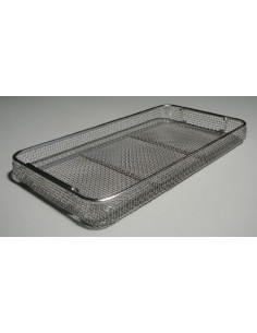 Basket LxWxH 480x250x50 mm stainless steel stackable drop