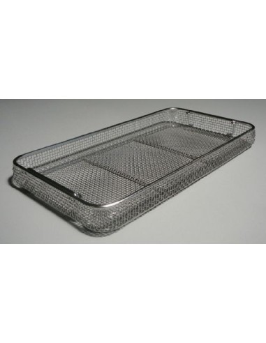 Kosz SxGxW 480x250x50 mm stal nierdzewna pleciony nastawialny