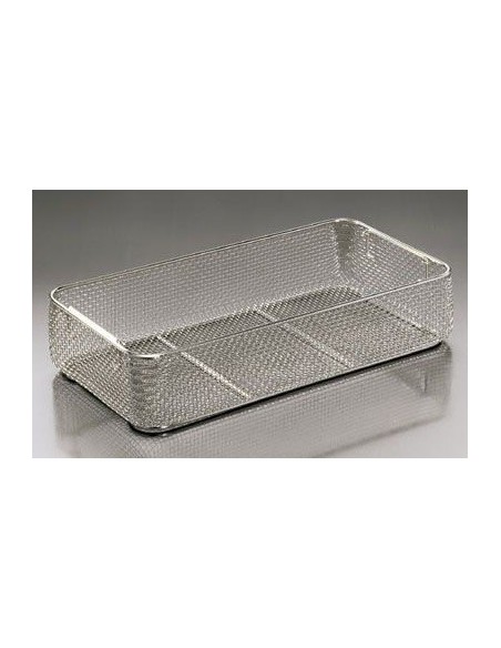 Basket LxWxH 480x250x100 mm stainless steel stackable drop