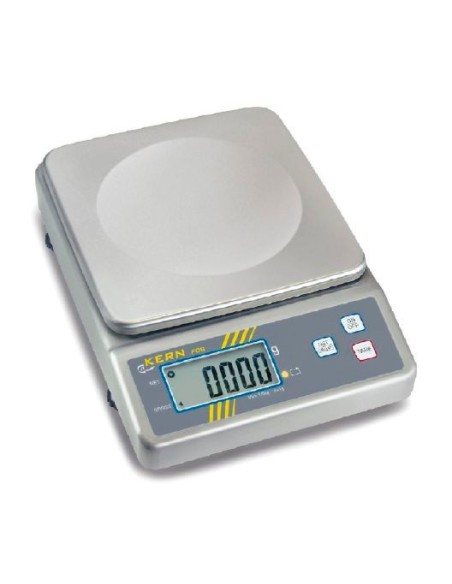Tischwaage Edelstahlausführung FOB1.5K0.5 Wägebereich 1,5 kg