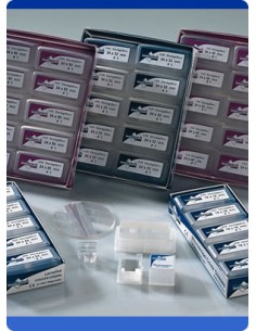 Cover glass Ø18 mm thickness 0,19...0,23 mm CE IVD 98/79 pack