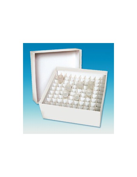 Partition inserts 9x9 for 81 tubes compartment size 13x13x30 mm