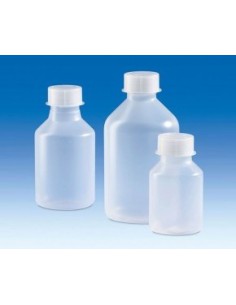 Steilbrustflasche 250 ml PP Weithals mit Schraubkappe GL45 VE