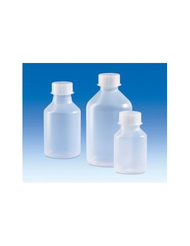 Reagent bottle wide mouth PP 250 ml with screw cap GL45 pack 20