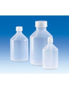 Steilbrustflasche 1000 ml PP Weithals mit Schraubkappe GL63 VE