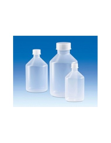 Steilbrustflasche 1000 ml PP Weithals mit Schraubkappe GL63 VE