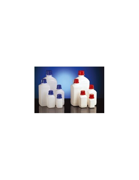 Chemicals narrow neck bottle PE-HD 2500 ml white without screw