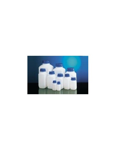 Chemical bottle PE-HD 1000 ml white without screw cap GL 54