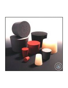 Naturkautschuk Stopfen grau Ø unten/oben 17/22 mm Höhe 25 mm VE